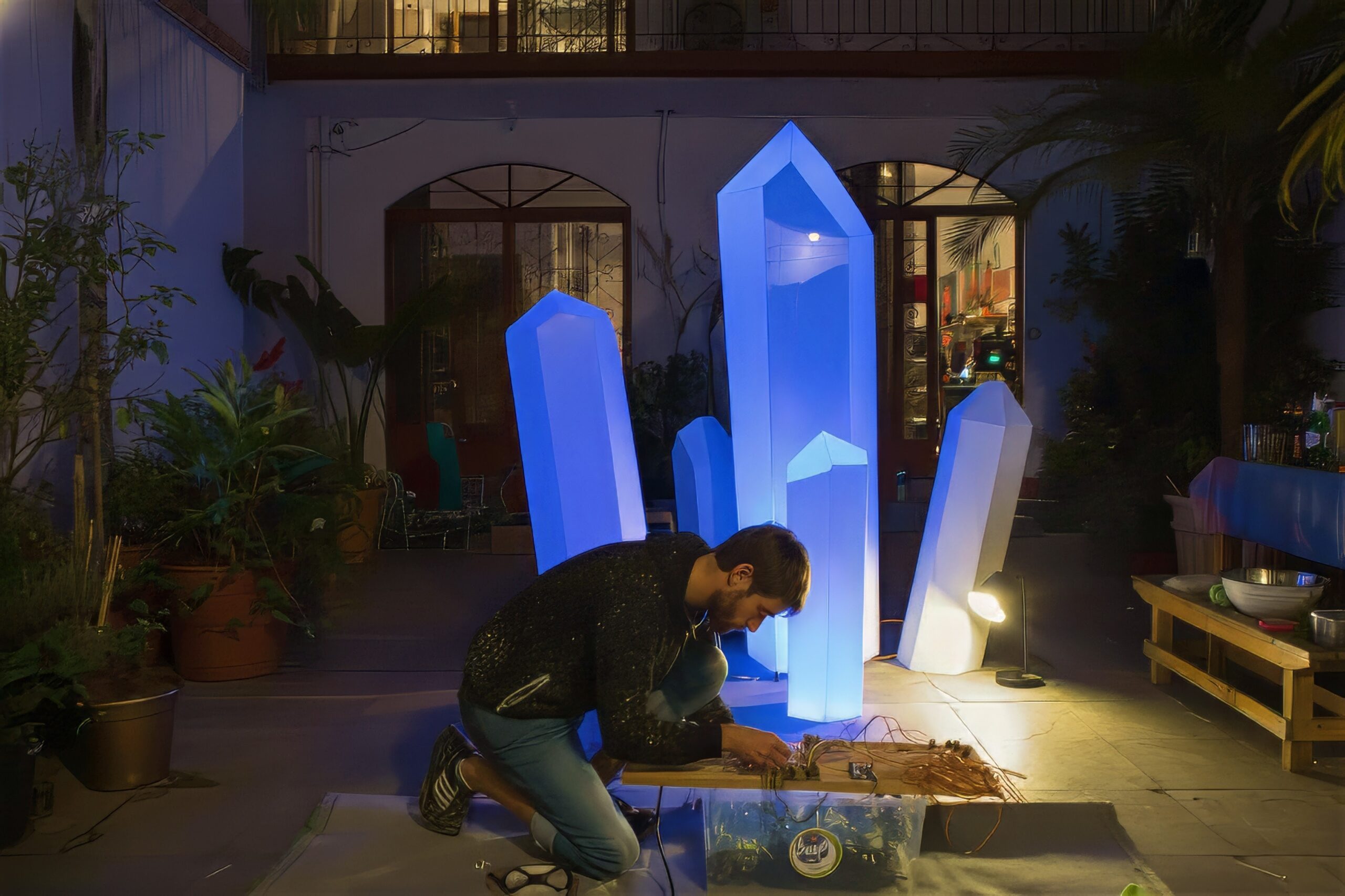 Pascal Champagne Artist Creative Technologist - Commission for VJ Suave 